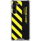 Black and Yellow Stripes Galaxy S24 FE Clear Case